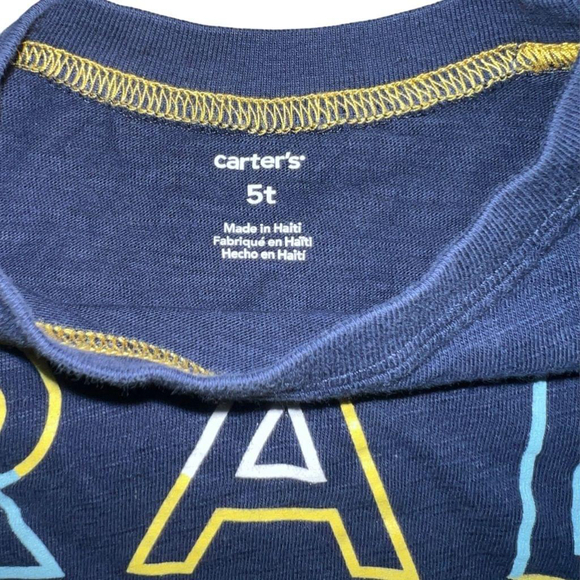 Boys Carter's Blue 'Rad Like Dad' Graphic Tee 5T - Picture 2 of 2